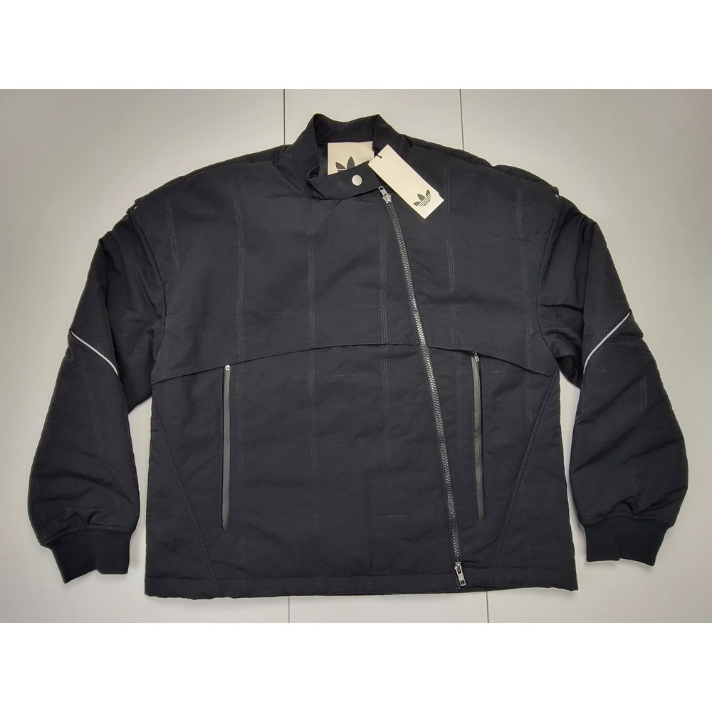 Adidas OG LA Motor Ave Racer Jacket Black Reflective Unisex XS JX6152 $330 New